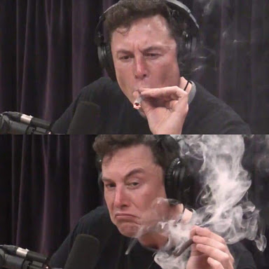 Elon Musk, high as space Blank Meme Template