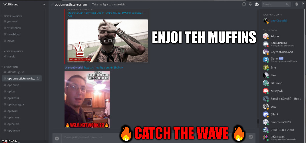 ENJOI TEH MUFFINS; 🔥CATCH THE WAVE 🔥 | made w/ Imgflip meme maker