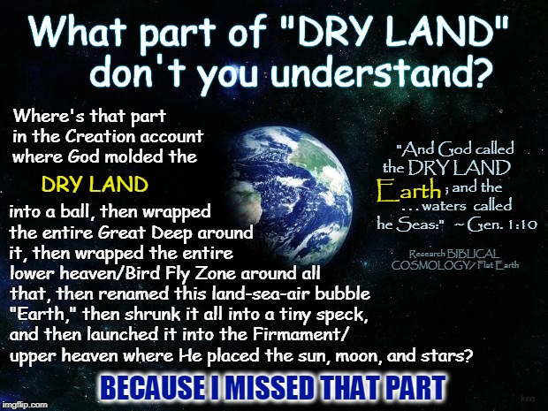 biblical dry land