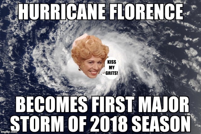 US to Kiss Flo's Grits | image tagged in mels diner hurricane flo florence alice | made w/ Imgflip meme maker