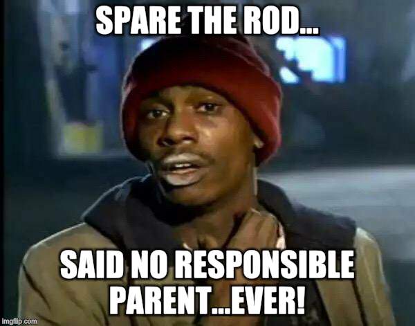 Y'all Got Any More Of That Meme | SPARE THE ROD... SAID NO RESPONSIBLE PARENT...EVER! | image tagged in memes,y'all got any more of that | made w/ Imgflip meme maker