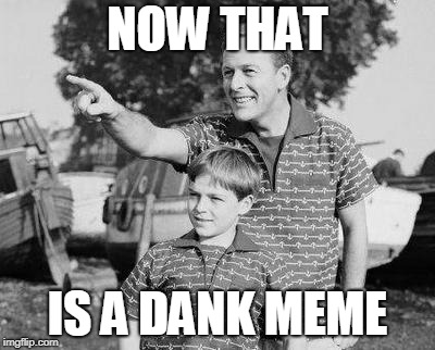 Look Son Meme | NOW THAT IS A DANK MEME | image tagged in memes,look son | made w/ Imgflip meme maker