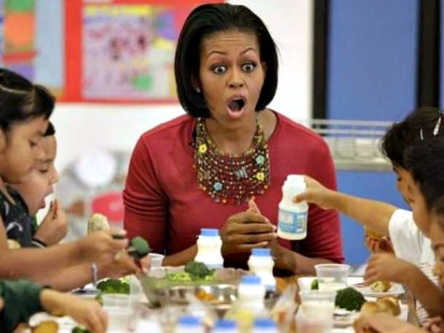 Michelle Obama shocked Blank Meme Template