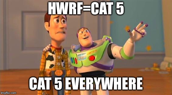 Buzz And Woody | HWRF=CAT 5; CAT 5 EVERYWHERE | image tagged in buzz and woody | made w/ Imgflip meme maker