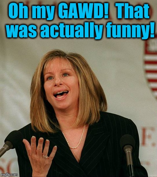 Oh my GAWD!  That was actually funny! | made w/ Imgflip meme maker