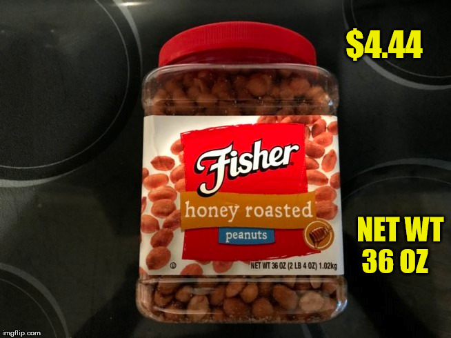 $4.44; NET WT 36 OZ | made w/ Imgflip meme maker