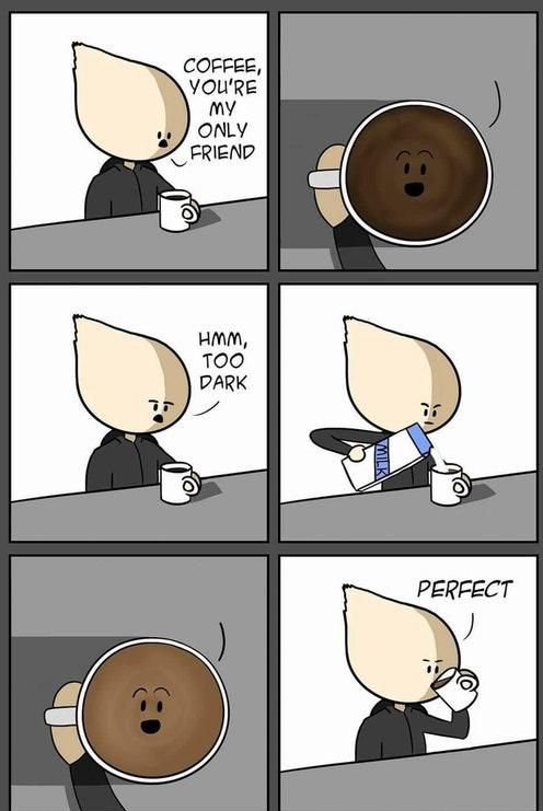 dark coffee Blank Meme Template