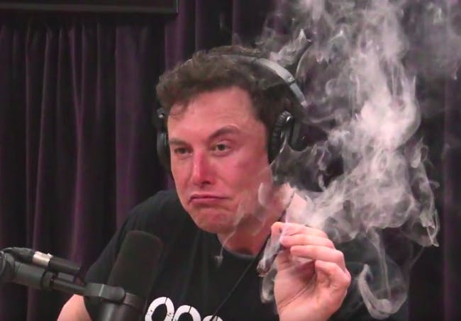 High Quality Elon Musk hits blunt Blank Meme Template