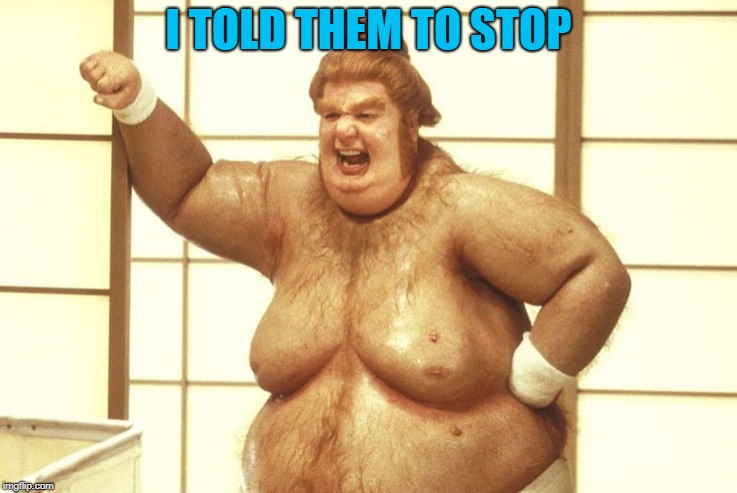 I TOLD THEM TO STOP | made w/ Imgflip meme maker