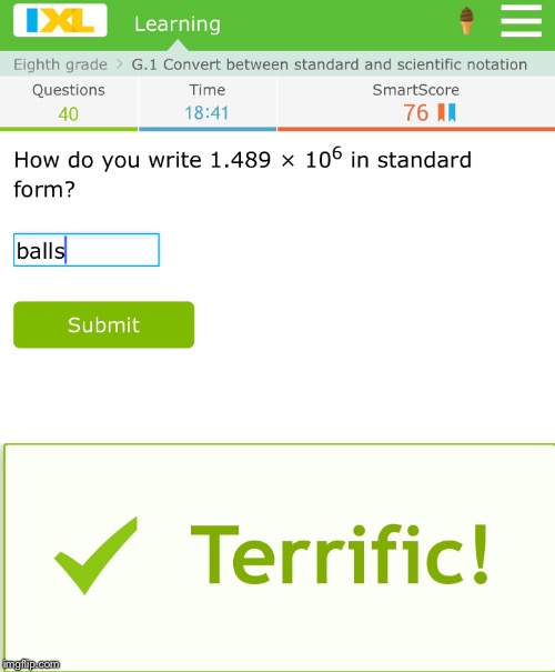 IXL makes an error. BIG TIME | image tagged in math | made w/ Imgflip meme maker