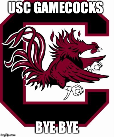 Shamecocks | USC GAMECOCKS; BYE BYE | image tagged in avengers infinity war | made w/ Imgflip meme maker