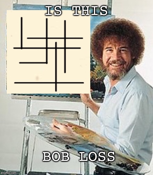 IS THIS; BOB LOSS | image tagged in bob ross meme | made w/ Imgflip meme maker