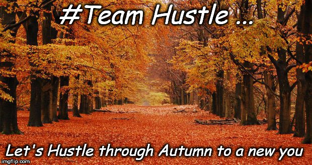 Autumn Hustle | #Team Hustle ... Let's Hustle through Autumn to a new you | image tagged in hustle,dance,autumn leaves,team | made w/ Imgflip meme maker