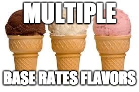 Ice Cream cone | MULTIPLE; BASE RATES FLAVORS | image tagged in ice cream cone | made w/ Imgflip meme maker