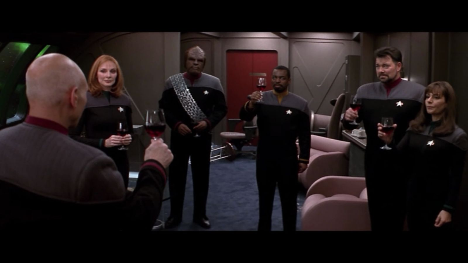 Star Trek TNG To Absent Friends Blank Meme Template