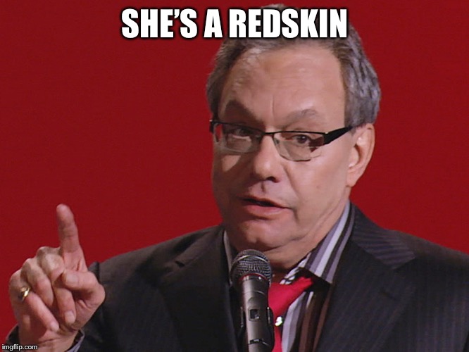 Crock of meme | SHE’S A REDSKIN | image tagged in crock of meme | made w/ Imgflip meme maker