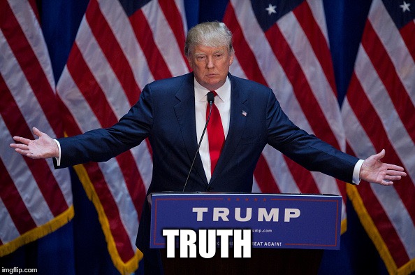 Donald Trump | TRUTH | image tagged in donald trump | made w/ Imgflip meme maker