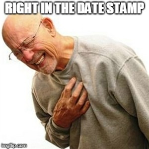 Right In The Childhood Meme | RIGHT IN THE DATE STAMP | image tagged in memes,right in the childhood | made w/ Imgflip meme maker