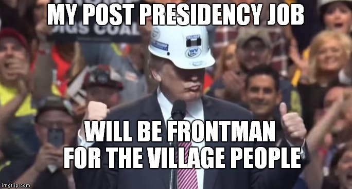Me and Vladi Are 'Putin' The Band Back Together! | MY POST PRESIDENCY JOB; WILL BE FRONTMAN FOR THE VILLAGE PEOPLE | image tagged in donald trump,vladimir putin | made w/ Imgflip meme maker