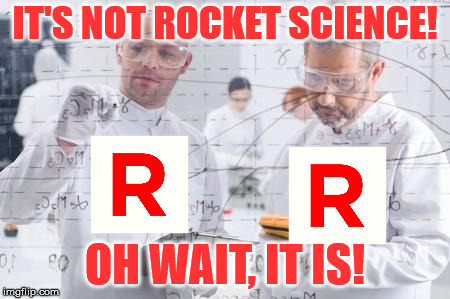 Team Rocket Science |  IT'S NOT ROCKET SCIENCE! OH WAIT, IT IS! | image tagged in british scientists,pokemon,team rocket,memes,scientist,science | made w/ Imgflip meme maker