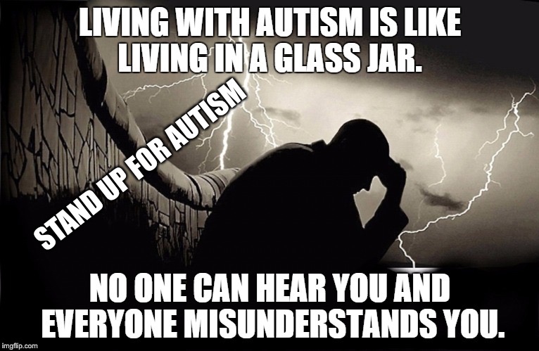 Stand up |  STAND UP FOR AUTISM | image tagged in that would be great | made w/ Imgflip meme maker