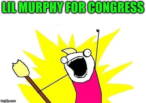 X All The Y Meme | LIL MURPHY FOR CONGRESS | image tagged in memes,x all the y | made w/ Imgflip meme maker