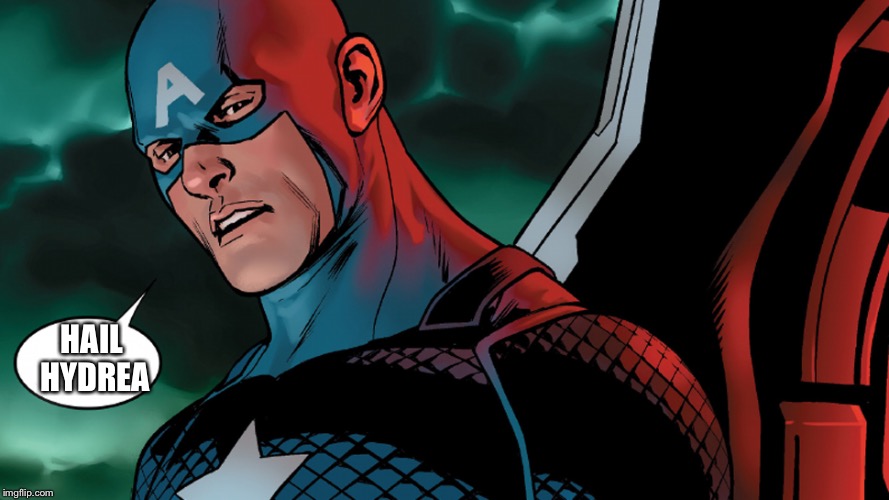 Captain America Hail Hydra | HAIL HYDREA | image tagged in captain america hail hydra | made w/ Imgflip meme maker