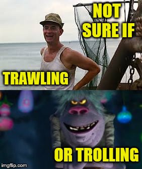 NOT SURE IF OR TROLLING TRAWLING | made w/ Imgflip meme maker
