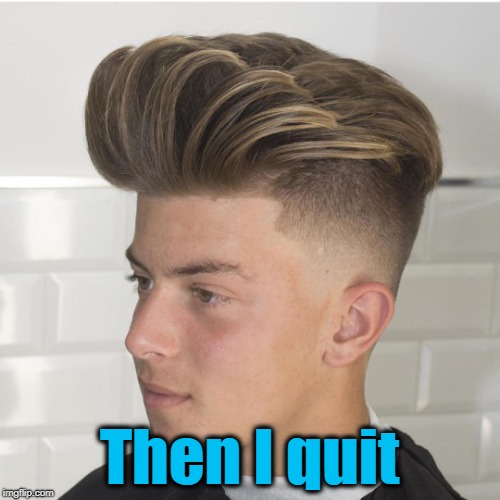 Then I quit | made w/ Imgflip meme maker