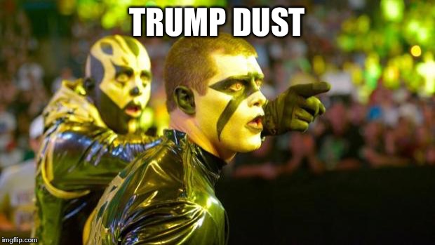 Goldust and Stardust Shocked Pointing | TRUMP DUST | image tagged in goldust and stardust shocked pointing | made w/ Imgflip meme maker