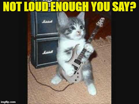 NOT LOUD ENOUGH YOU SAY? | made w/ Imgflip meme maker