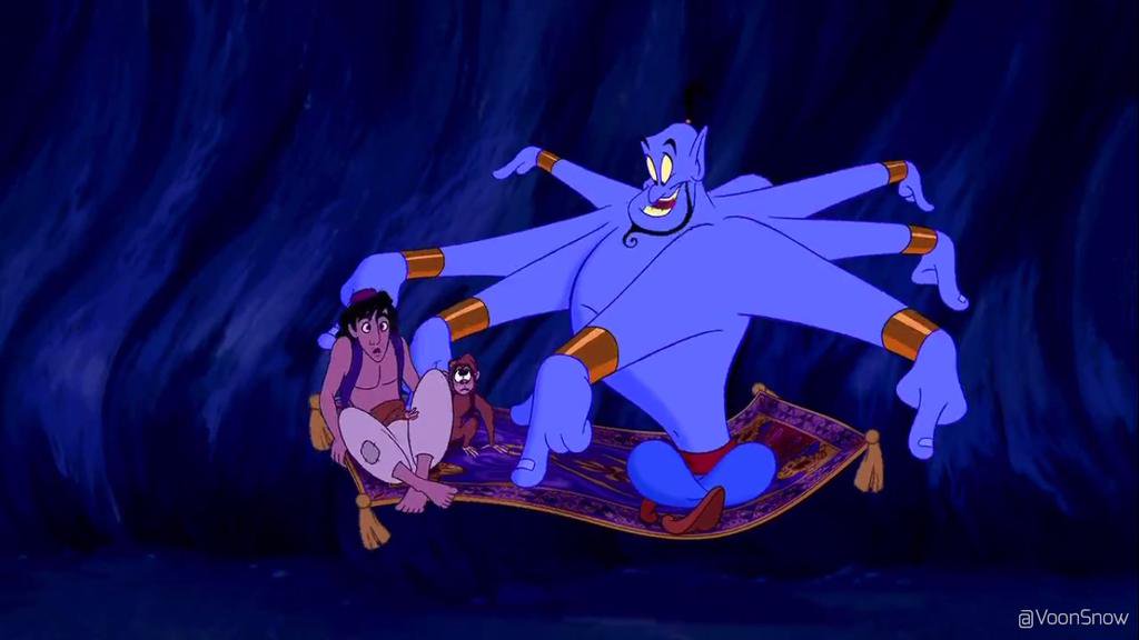 Aladdin exits Blank Meme Template