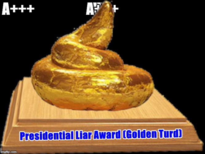 We Present this Award to Donald J Trump for his 'amazing' performance in the matter of Hurricane Maria  | A+++ | image tagged in donald trump,trump,president trump,hurricane maria,hurricanes | made w/ Imgflip meme maker