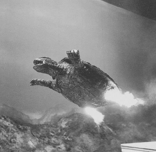 Gamera flying Blank Meme Template