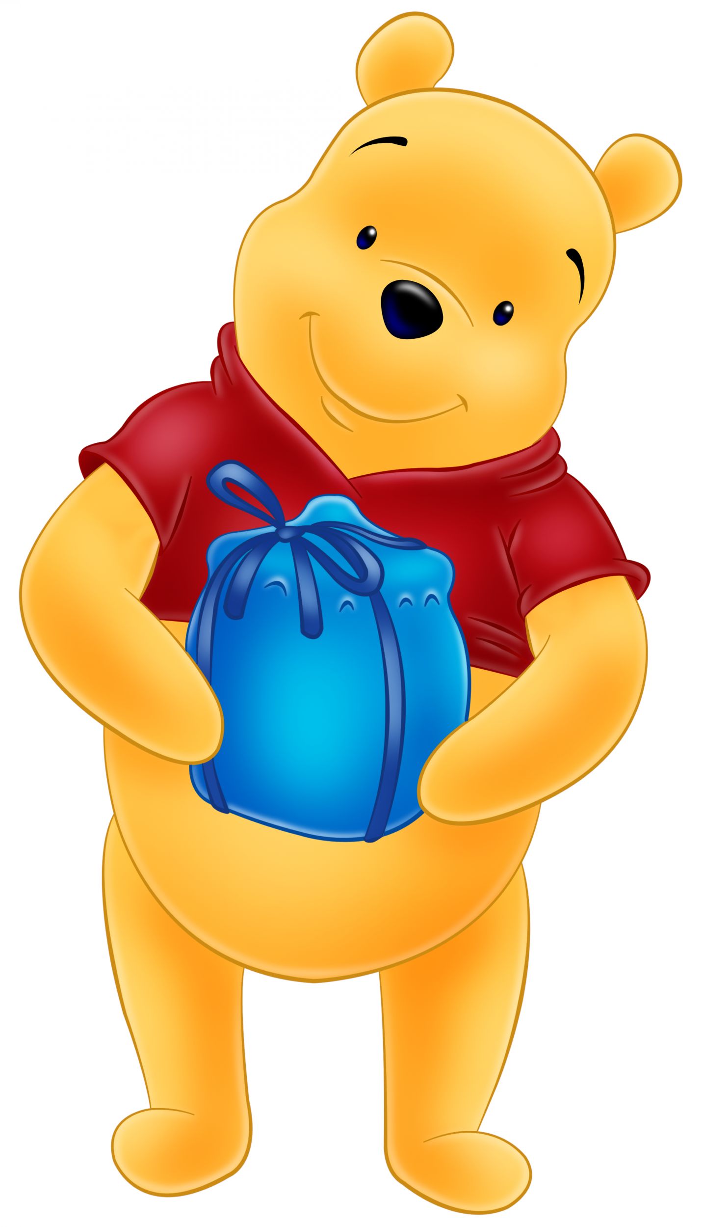 Winnie the Pooh Birthday Present Blank Meme Template