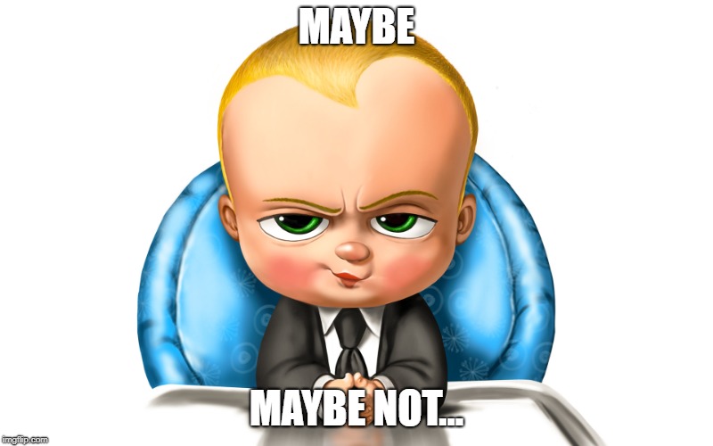 Maybe Maybe not | MAYBE; MAYBE NOT... | image tagged in maybe | made w/ Imgflip meme maker