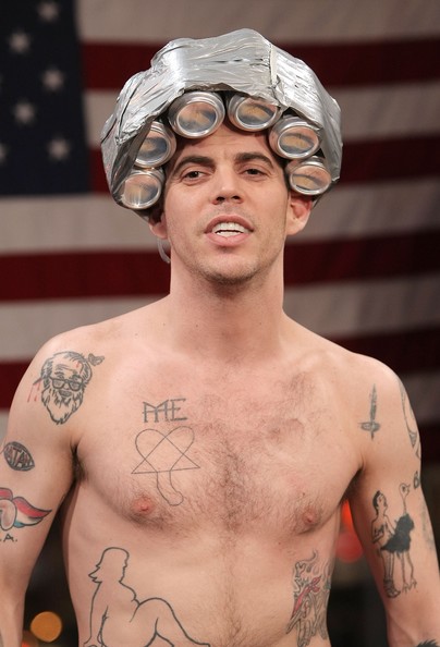 steveo steve-o steve o beer can head Blank Meme Template