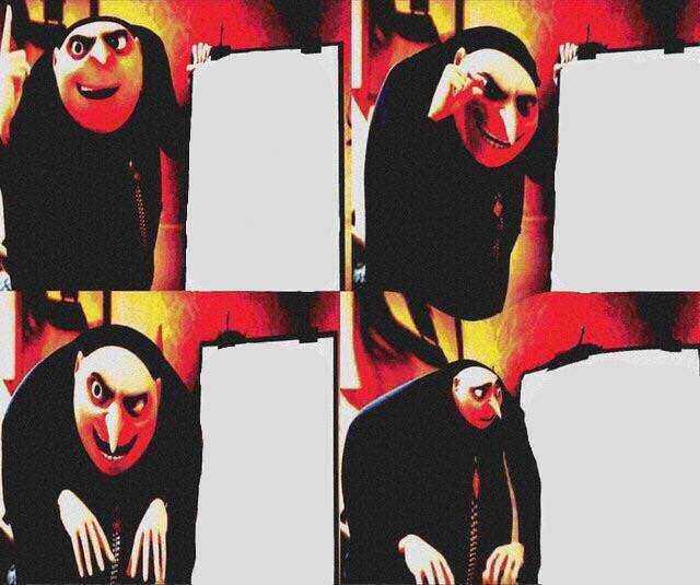 Gru Meme Template