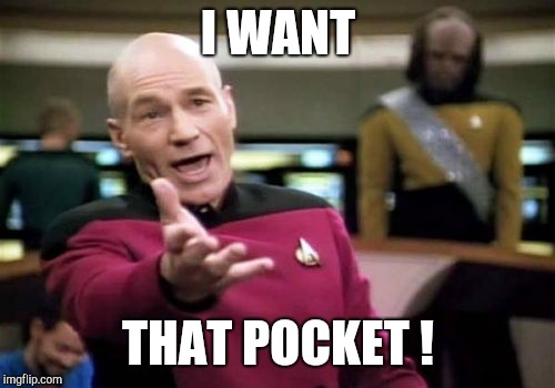 Picard Wtf Meme | I WANT THAT POCKET ! | image tagged in memes,picard wtf | made w/ Imgflip meme maker