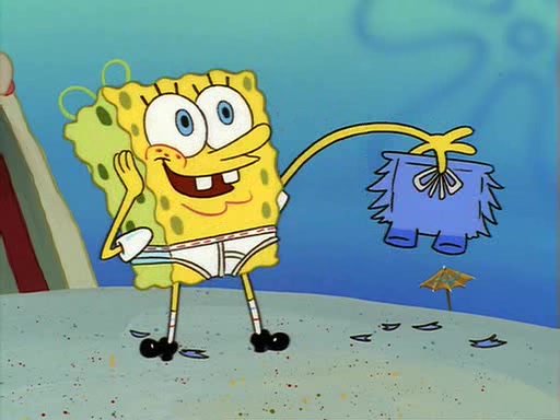 Spongebob Ripped Pants Blank Template Imgflip Hot Sex Picture