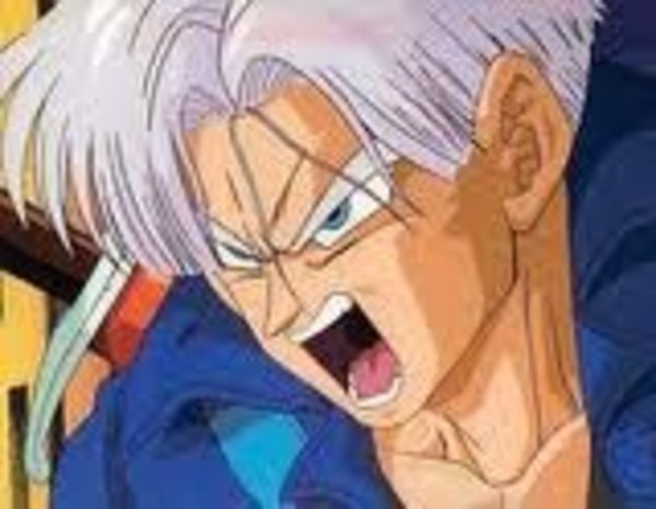 trunks yelling Blank Meme Template