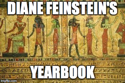 Egypt Me | DIANE FEINSTEIN'S YEARBOOK | image tagged in egypt me | made w/ Imgflip meme maker