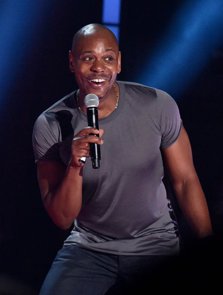 High Quality Dave Chappelle, microphone, stage Blank Meme Template