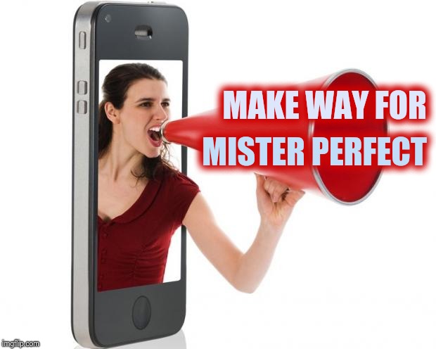 Announcement | MAKE WAY FOR MISTER PERFECT | image tagged in announcement | made w/ Imgflip meme maker