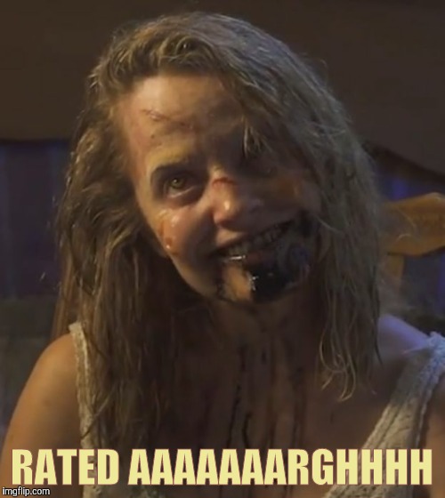 Zombie Stalker Girl | RATED AAAAAAARGHHHH | image tagged in zombie stalker girl | made w/ Imgflip meme maker