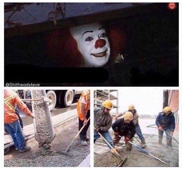 It Sewer / Cement Blank Meme Template