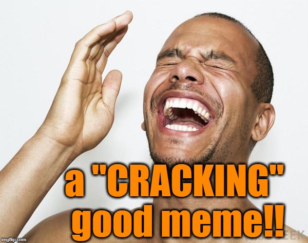 lol | a "CRACKING" good meme!! | image tagged in lol | made w/ Imgflip meme maker