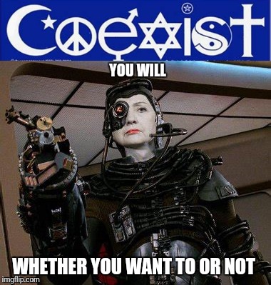 YOU WILL; WHETHER YOU WANT TO OR NOT | image tagged in borg | made w/ Imgflip meme maker