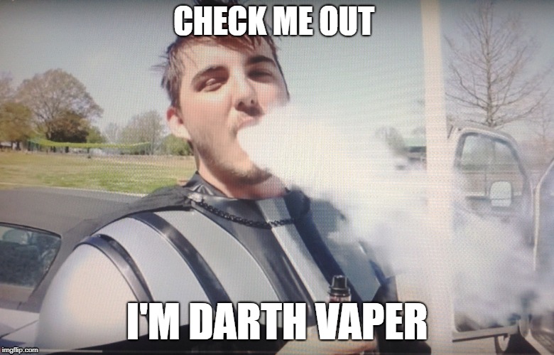 CHECK ME OUT; I'M DARTH VAPER | image tagged in mrbeast,star wars,darth vader,bad puns | made w/ Imgflip meme maker