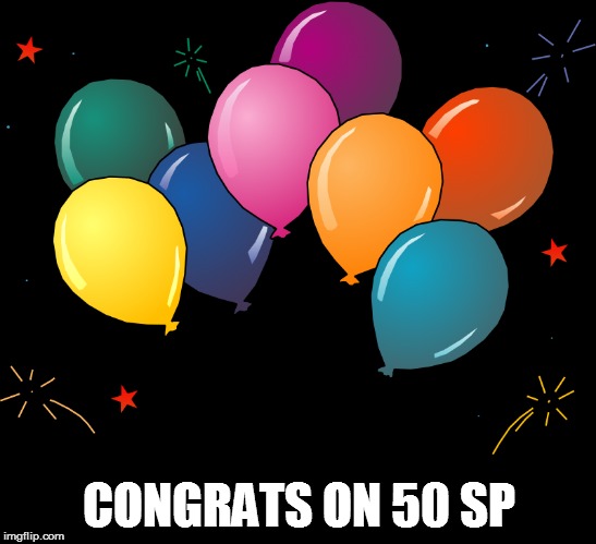 CONGRATS ON 50 SP | made w/ Imgflip meme maker